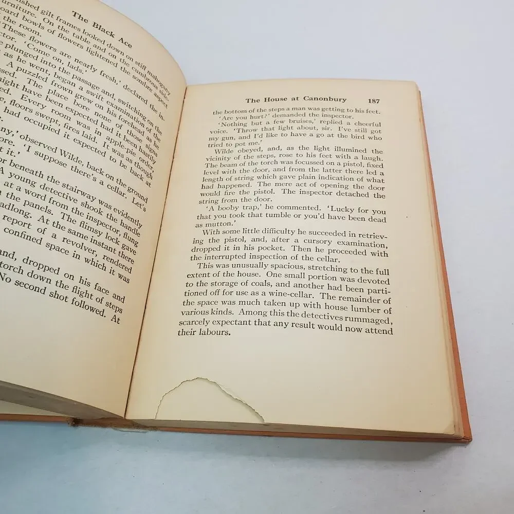 The Black Ace by George Dilnot (1st Ed) Hardcover No DJ 1929 Houghton Mifflin